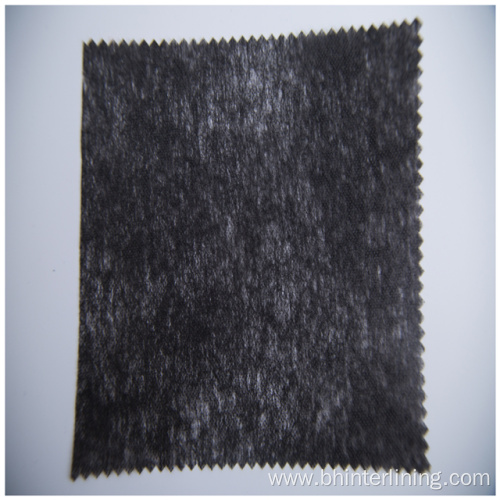 Low temperature fusing polyester paper interlining fabric